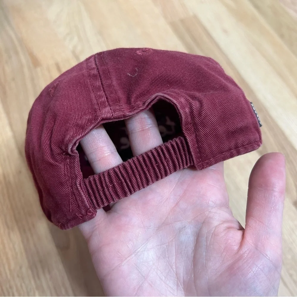 Future Temple Owl Toddler Hat Red Maroon University Baseball Cap